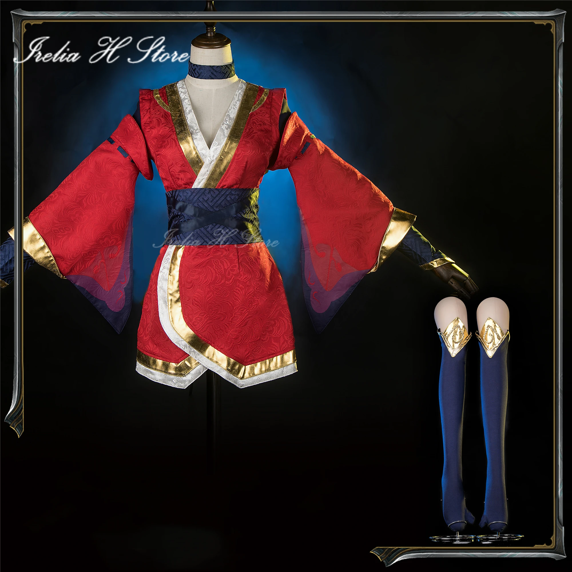 Irelia H Store League of Legends Akali LOL Akali Blood Moon Cosplay Costume dress female game halloween costumes image 2