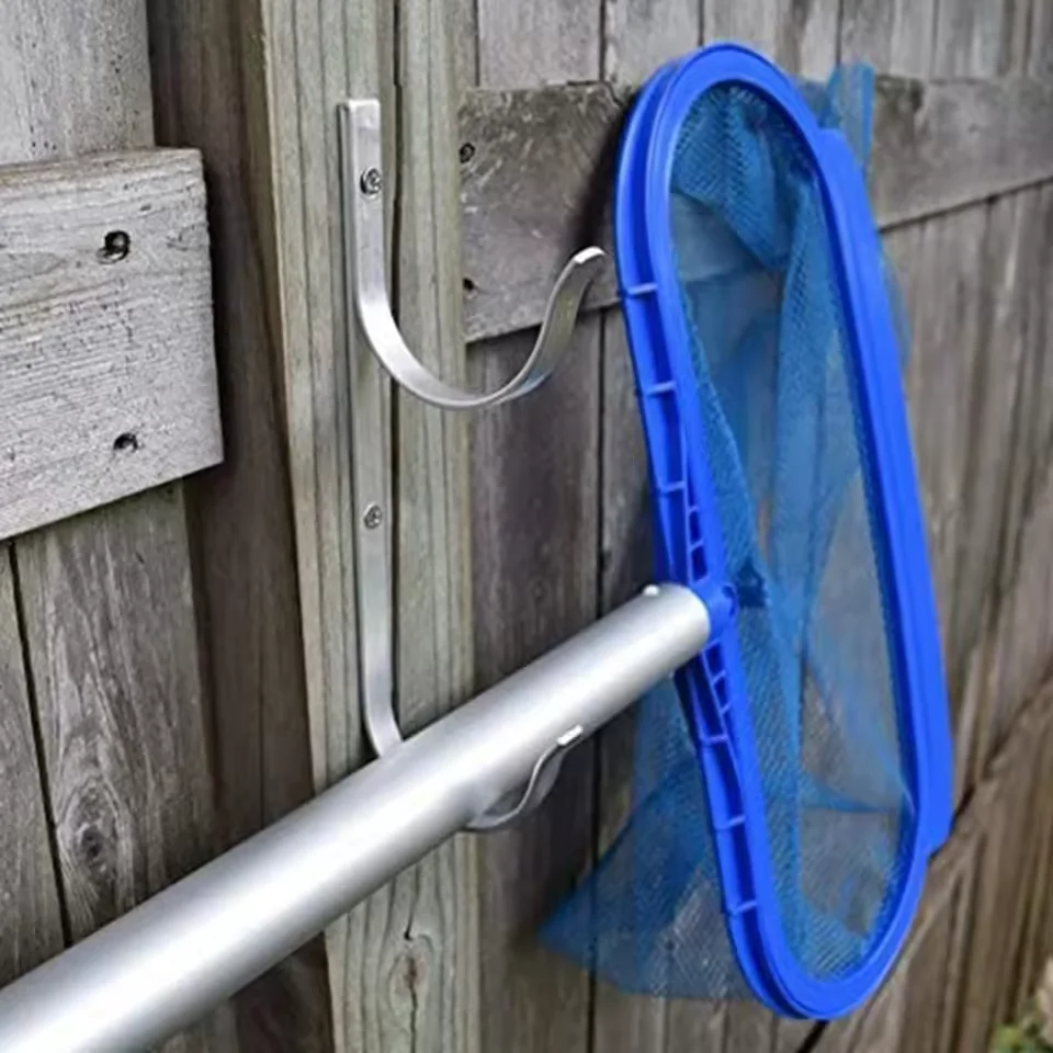 Gancho de poste telescópico, mangueras de vacío portátiles, rastrillos de hojas, organizador multiusos de aleación de aluminio, colgador para