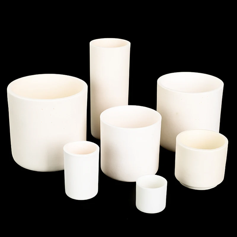 Cylindryczny tygiel z 99% tlenku glinu bez pokrywy, korundowy tygiel ceramiczny Al2O3, średnica ≤30mm, wysokotemperaturowy pojemnik do spiekania i topienia w laboratorium. — zdjęcie produktu 5