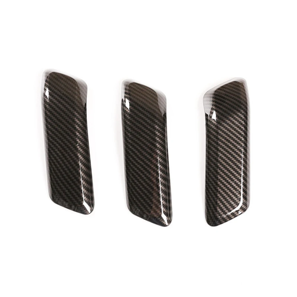 

Car Carbon Fiber Inner Door Handle Pull Cover Trim Decorative Stickers for Land Rover Defender 110 2020-2022