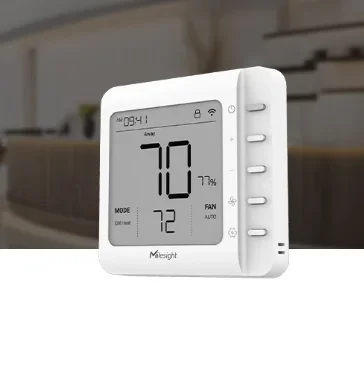 Milesight WT201 Smart Thermostat Energy-Efficient Thermostat For A Greener Comfort Future