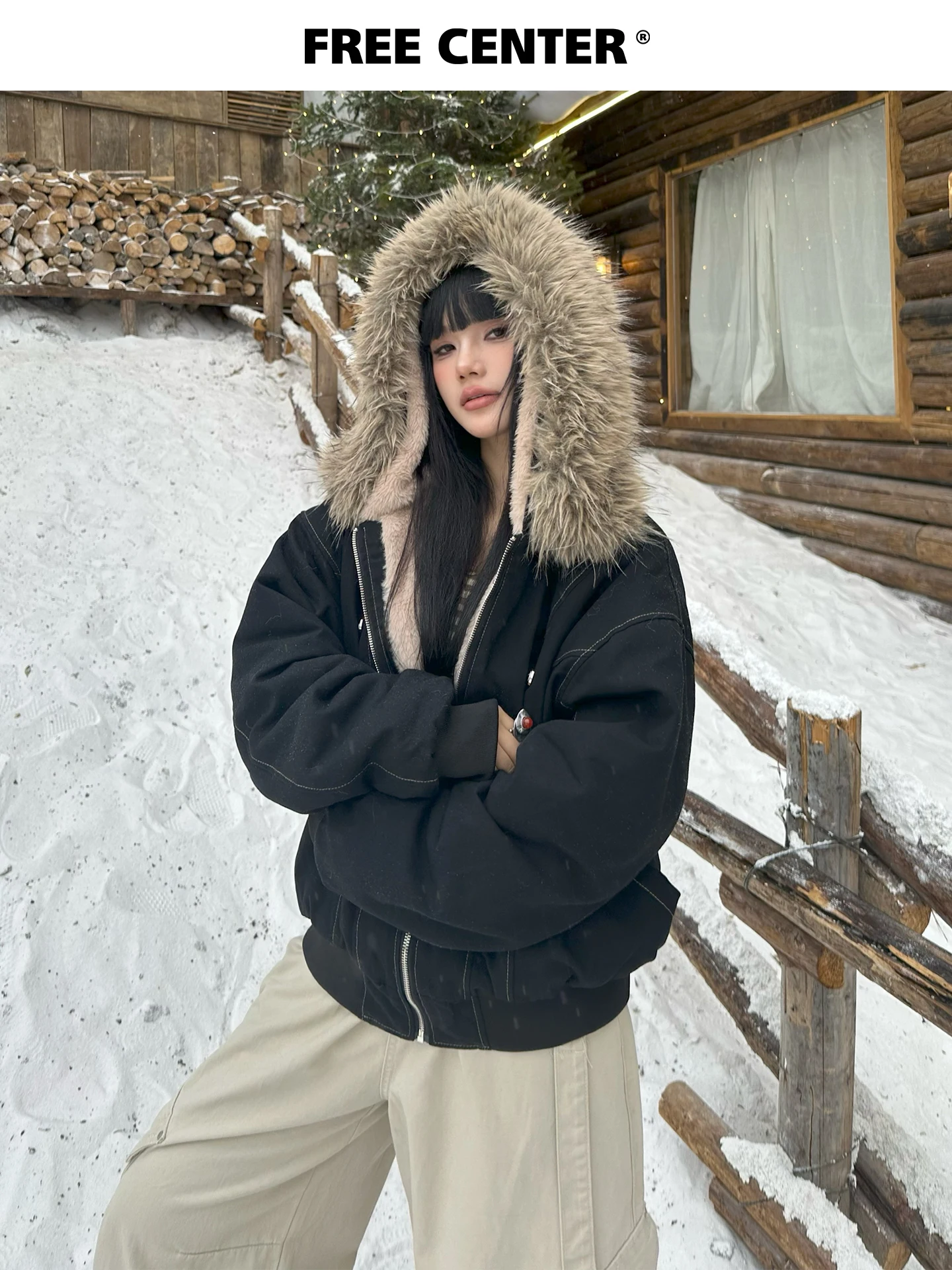 

Американская утепленная куртка с капюшоном и меховым воротником для мужчин и женщин, теплая, винтажная, утяжеленная, Mountain Eagle