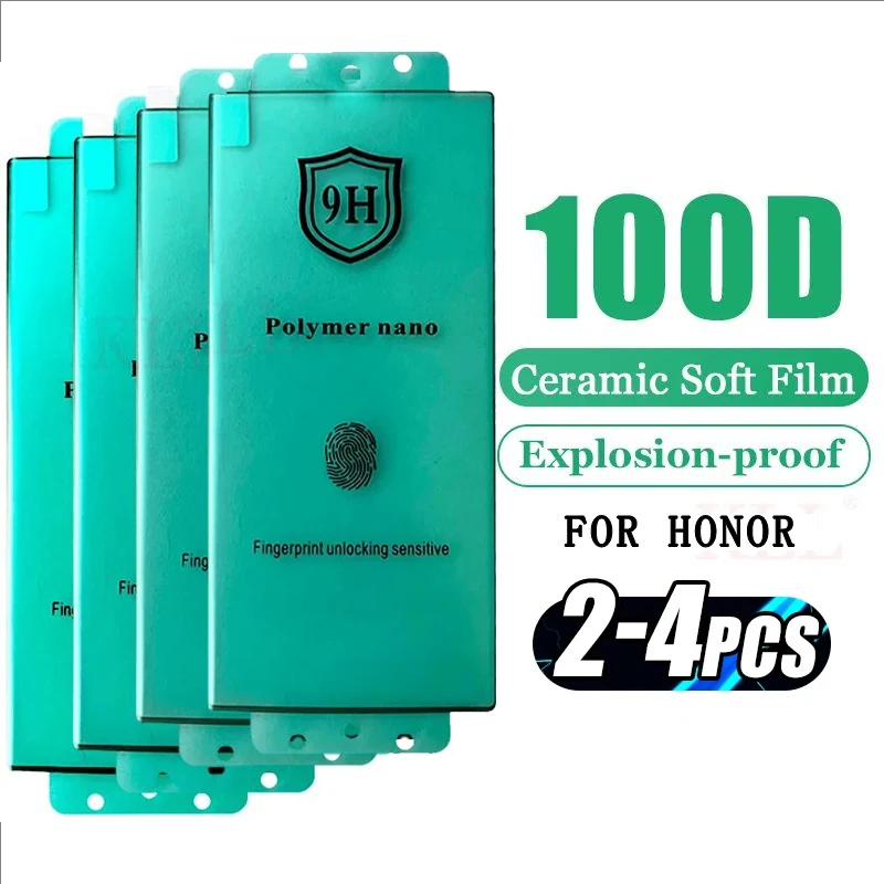 2-4pcs explosion-proof Flexible Soft Ceramic Film For Honor Magic 7 6 Ultimate 5 4 Lite 3 Pro Plus X9C Screen Protector no glass