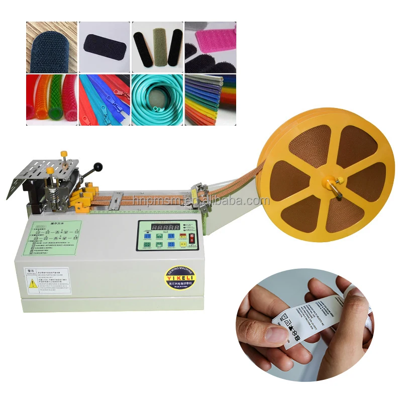 

Easy Operation Braided Elastic Cutter Machine High Performance Magic Hook and Loops Cutting Machine Ribbon Cutting Machine