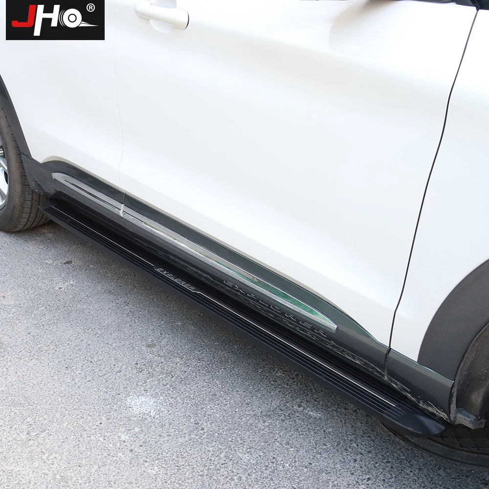 JHO Pedal Running Board Side Step Bar Nerf For Ford Explorer 2013-2021 2020 2019 2018 2017 2016 2022 15 Limited Car Accessories