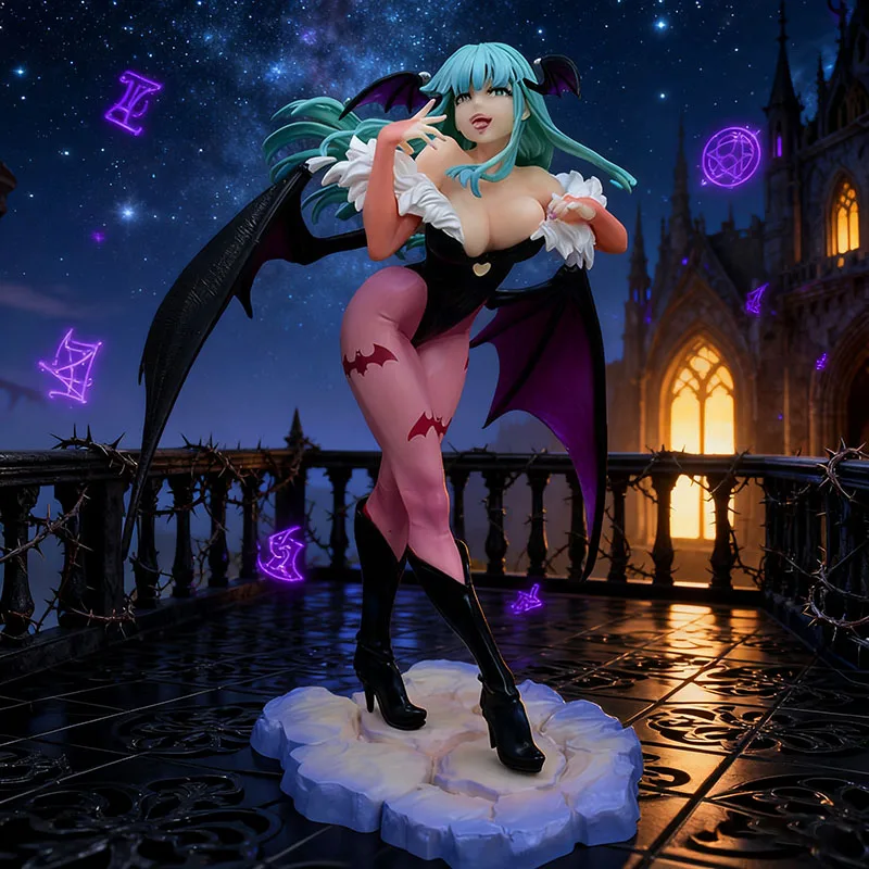 Darkstalkers modelo Morrigan Aensland figura de acción 21cm Manga estatuilla juego colección GK estatua ornamento juguetes periférico de animé