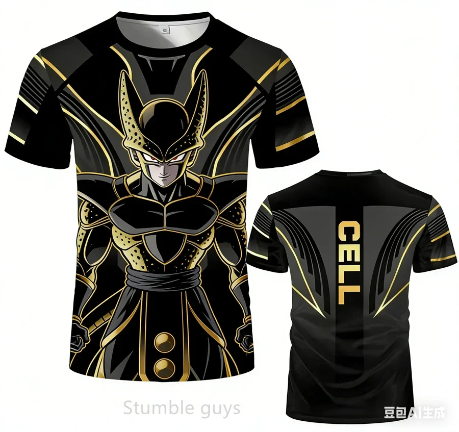 

Футболка Dragon Ball Z для мужчин и детей, футбольная майка Super Saiyan 2 Vegeta, футбольная футболка с короткими рукавами, одежда в стиле аниме для мальчиков и девочек