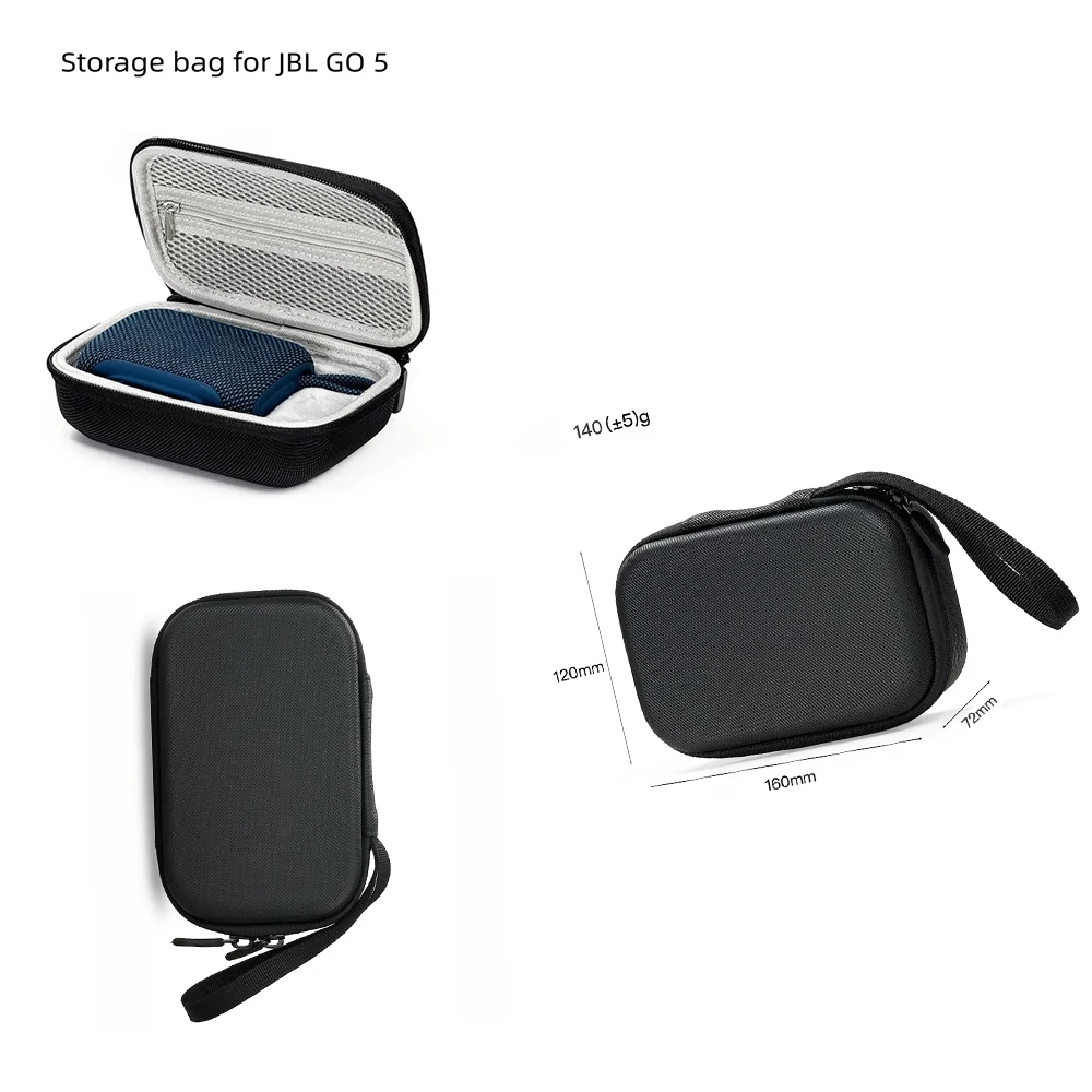 

Carrying Case for JBL GO 5 Speaker, Dustproof Shockproof Travel Storage Bag