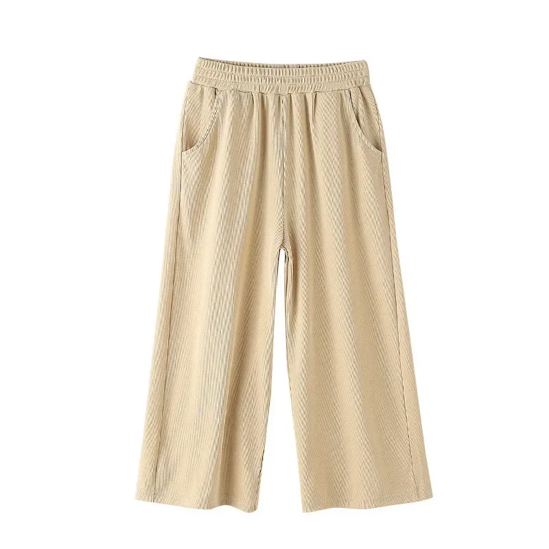 Spring Summer Autumn Casual Kid Girl Clothes Wide Leg Pant