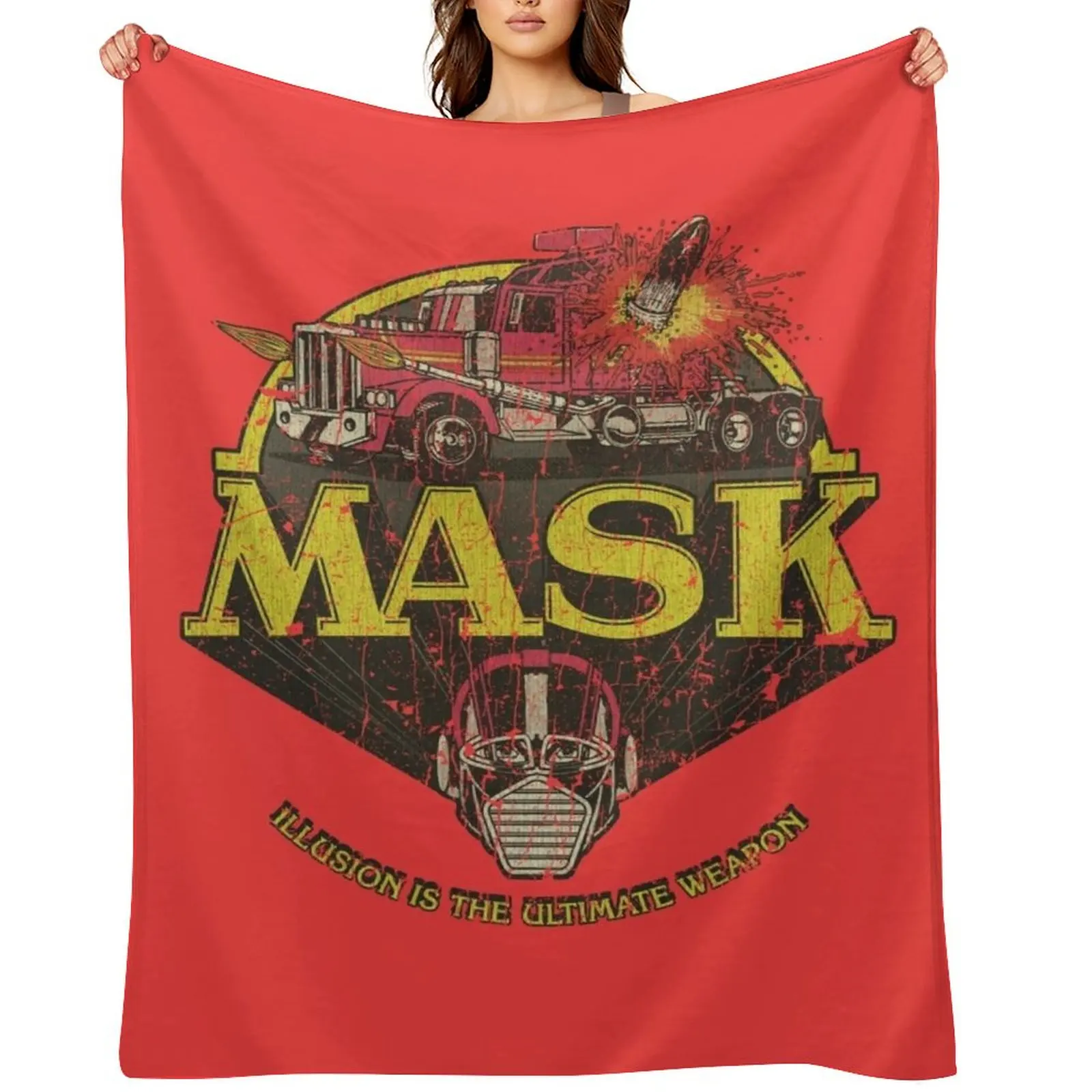 

M.A.S.K. - Mobile Armored Strike Kommand 1985 Throw Blanket Decorative Sofa Hairys Tourist Blankets