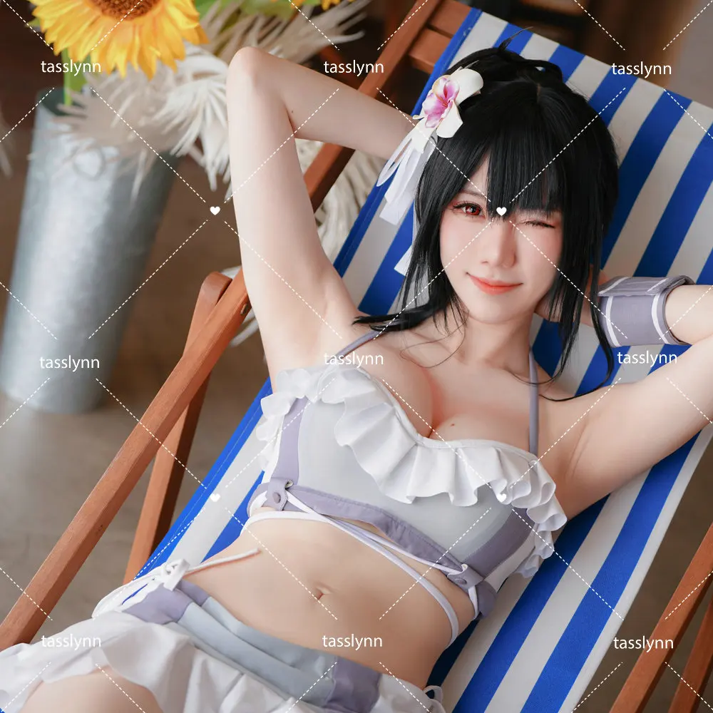 

Tifa Lockhart Costume Anime Game Adult Women Skirts Cosplay Halloween Anime Cosplay Rebirth Tifa Swimsuit Summer Suit