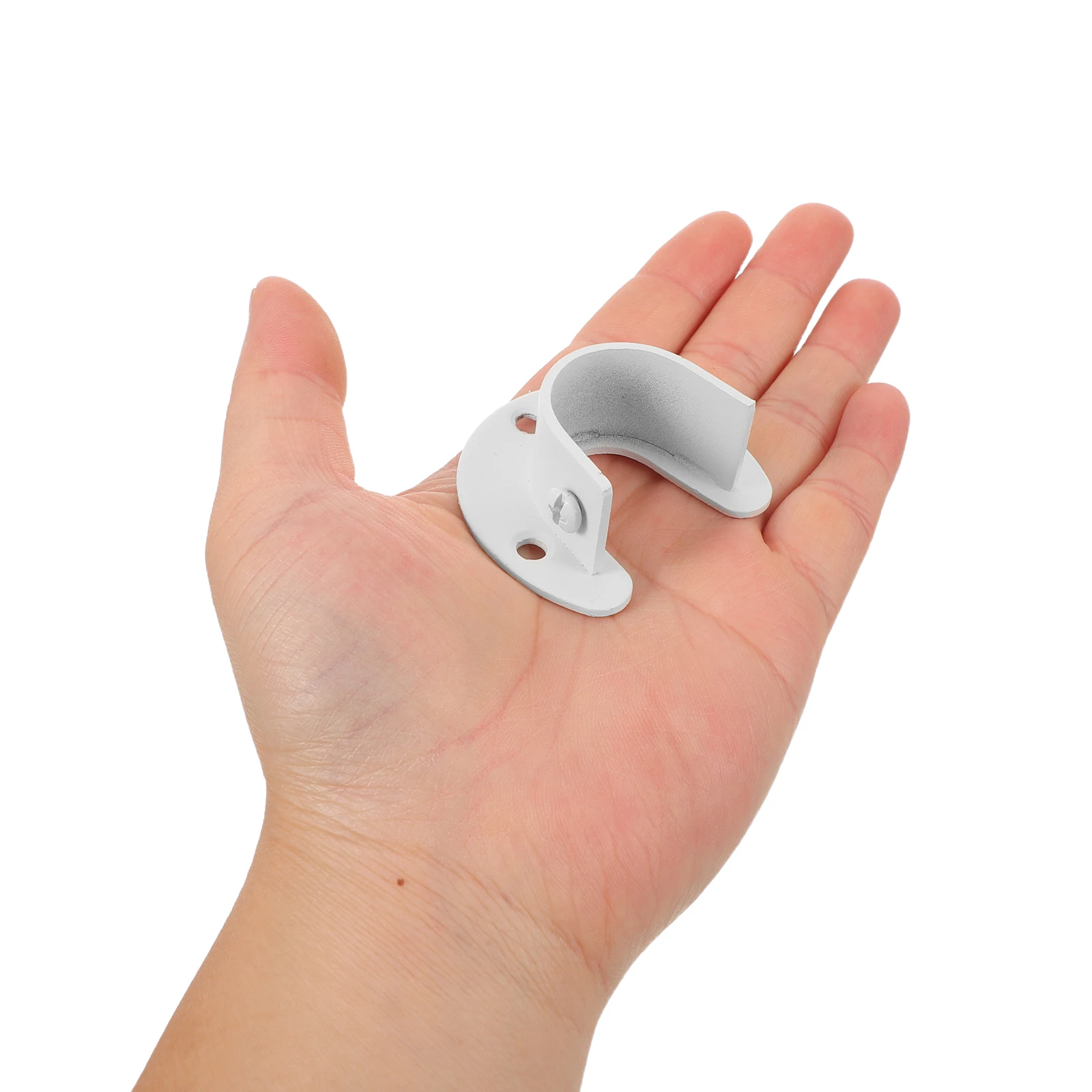 4 قطعة الثقيلة خزانة من الفولاذ المقاوم للصدأ نهاية قضيب يدعم 1-14 بوصة أقطاب U-شكل دش الستار قوس خزانة قضيب قوس