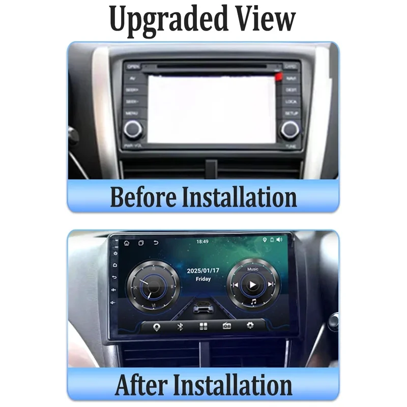 Car Screen Android 16 For Subaru Forester3 SH 2007-2013 Subaru Impreza GH GE 2007-2011 Car Radio Stereo Head Unit Automotive DSP