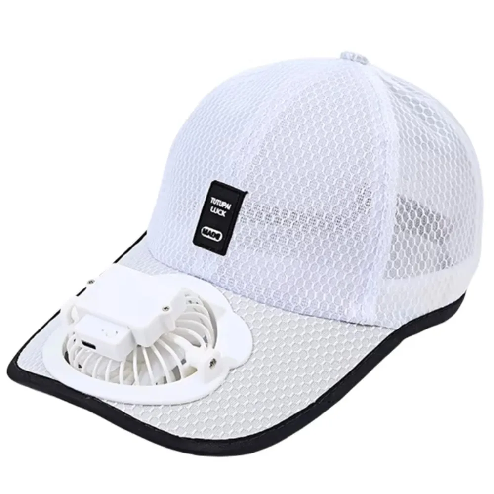 

Built-in Fan​​ Fan Baseball Hat​​ Rechargeable Fan ​​UV Protection​​ Fan Hat​​ Wide Brim​​ Breathable Sports Cap​​