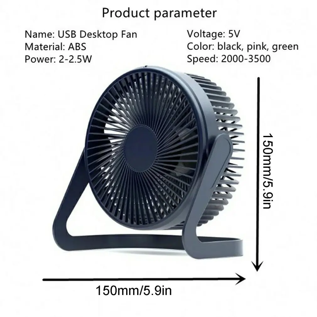 Fan Mini USB Office Portable Fans Cooler Cooling Desktop Mute Fans Silent Universal For Car Notebook Computer Student Fans