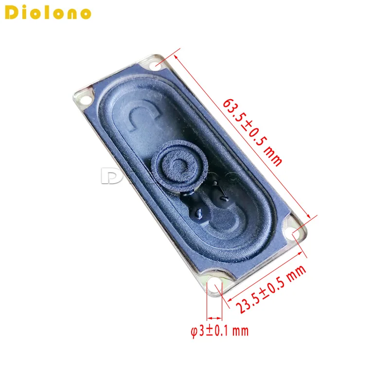 Altavoz acústico para publicidad de TV, bocina magnética interna de 30x70mm, espesor de 17mm, accesorios de Audio DIY, 8 Ohm, 5W, 3070