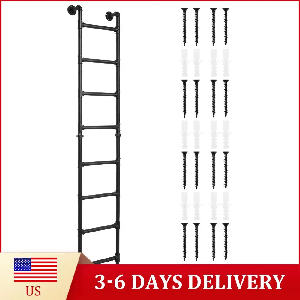 

Настенная и напольная лестница из углеродистой стали для экономии пространства, для караванов, общежитий, двухъярусных кроватей