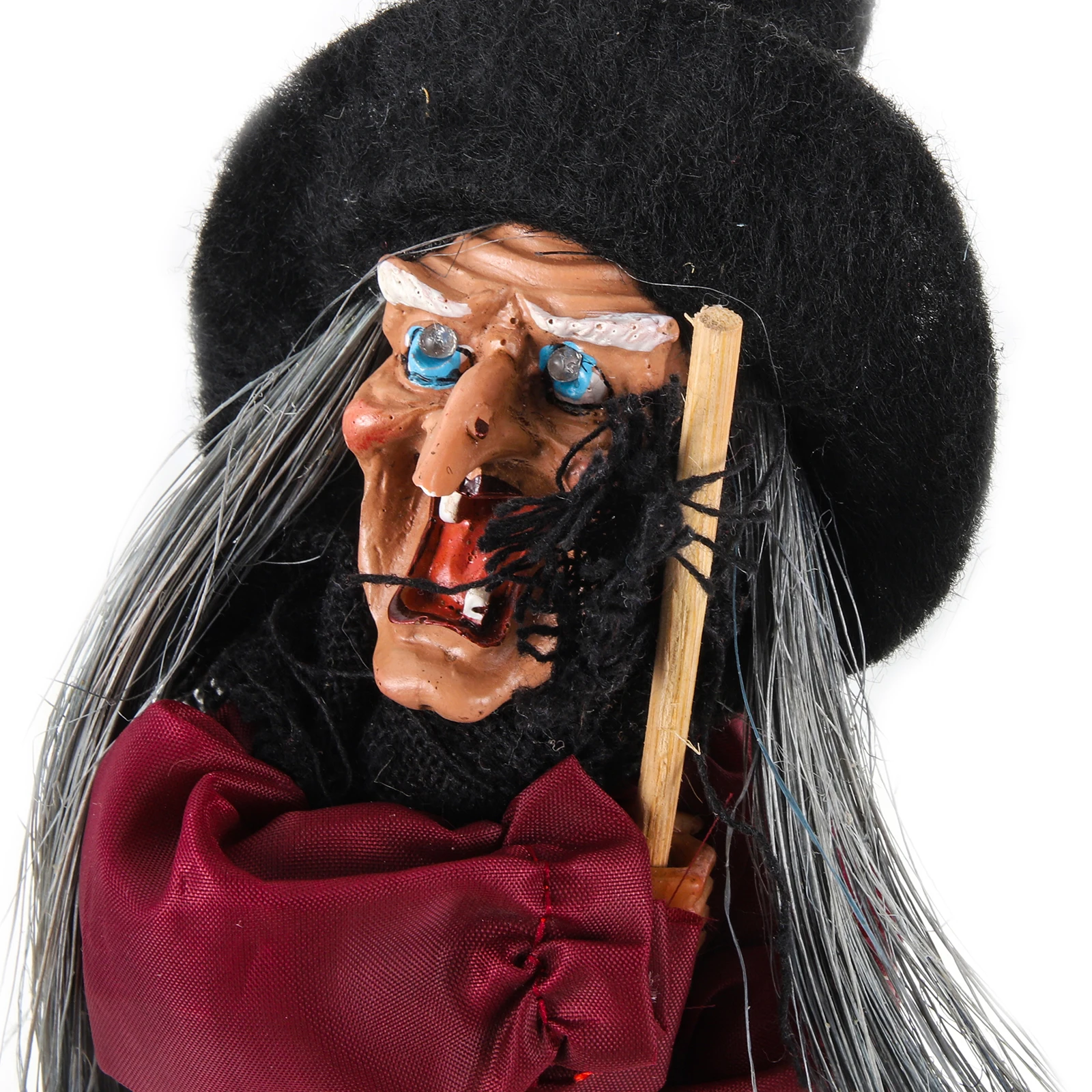 

Voice-controlled Witch Hanging Ghost Halloween Decor Props Statue Decorations with Sound Party