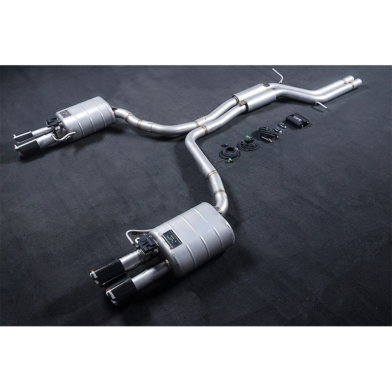 [Custom product] Suitable for 09-16 Audi S5,3.0T, 4.2L modified mid-end electronic valve exhaust muffler sound wave