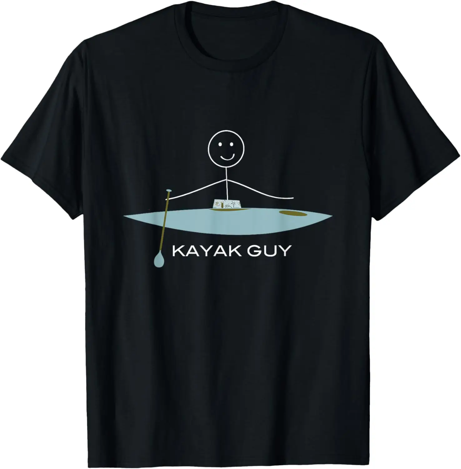 

Funny Mens Kayak Design, Boys Kayaking T-Shirt