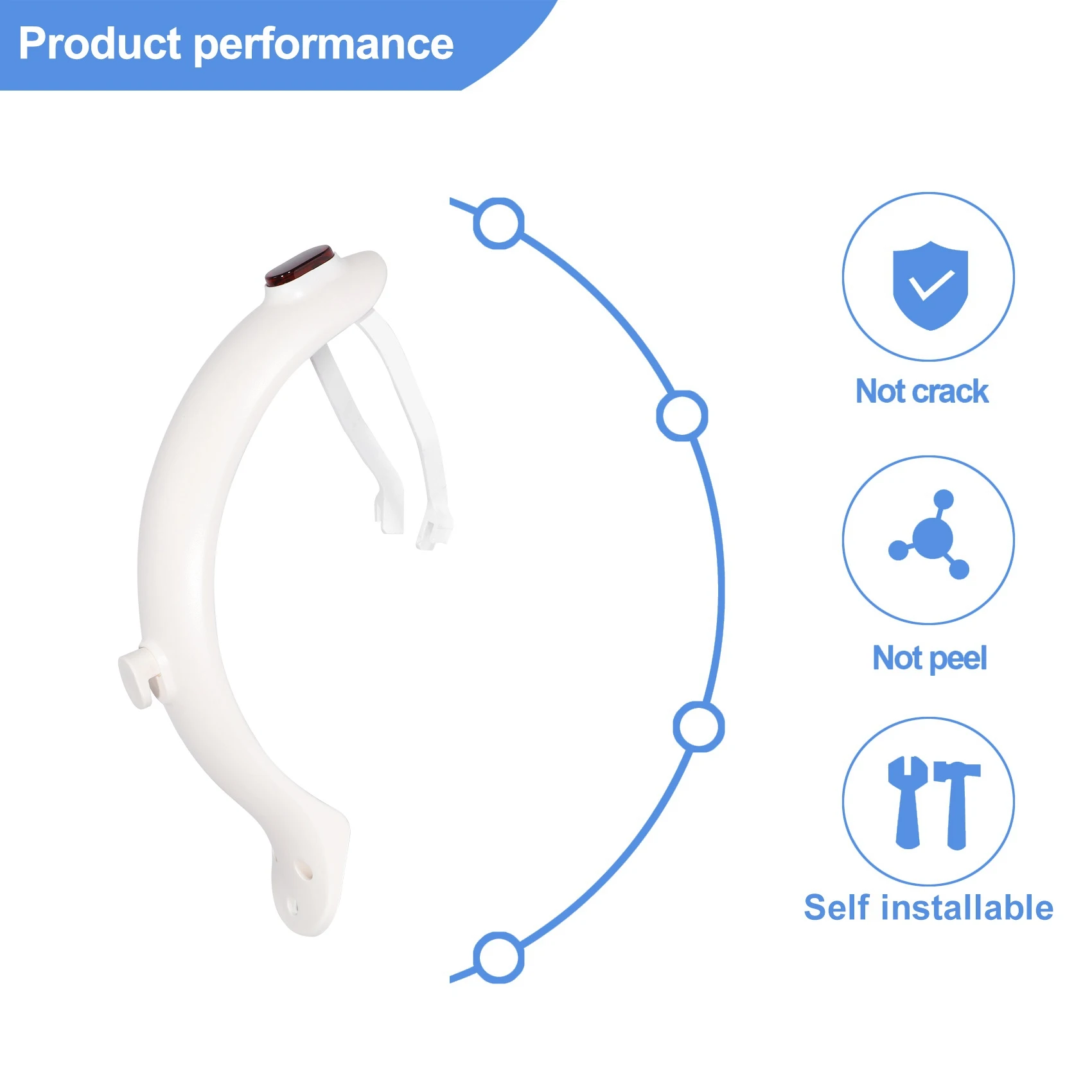 

New Arrival Electric Scooter Rear Mudguard Lightweight Scooter Rear Fender with Brake Light for Xiaomi M365 S1 PRO PRO2