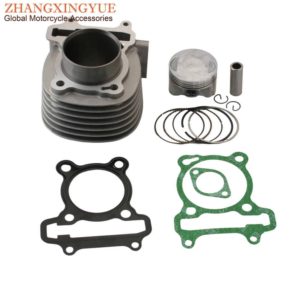 Scooter 150cc Big Bore Racing Cylinder Block Kit For SYM Symphony Sr125 Orbit 125 Jet 4 GR Arab XS 125cc 57.4mm 4 Stroke