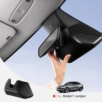 Estuche para Gafas de Sol para Tesla Modelo Y Juniper 2025-2026, Soporte para Gafas, Almacenamiento Interno de Flocado para Gafas de Visión Trasera