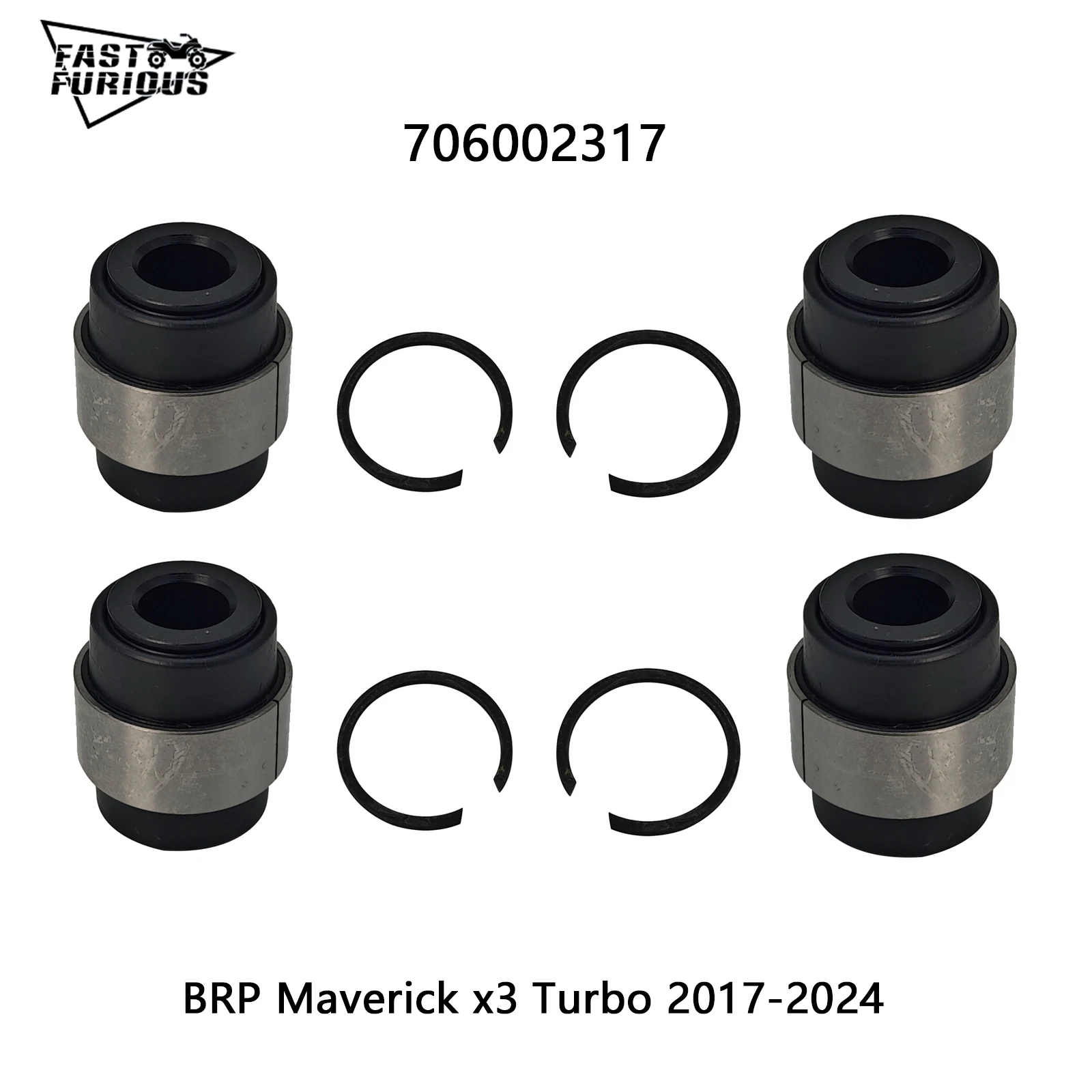 

4PCS OR 2PCS 4Pcs Rear Radial Lower Knuckle Joint for Can* Am Maverick x3 Turbo 2017-2024 706004843 706002317