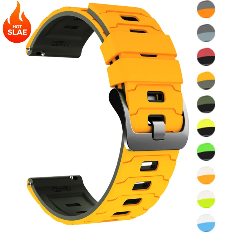 22-mm-Sportarmband aus Silikon für die AMAZFIT BALANCE Smartwatch, passend für Amazfit Active Max 48 mm, Armbänder für Huawei Watch GT 7 46 mm.