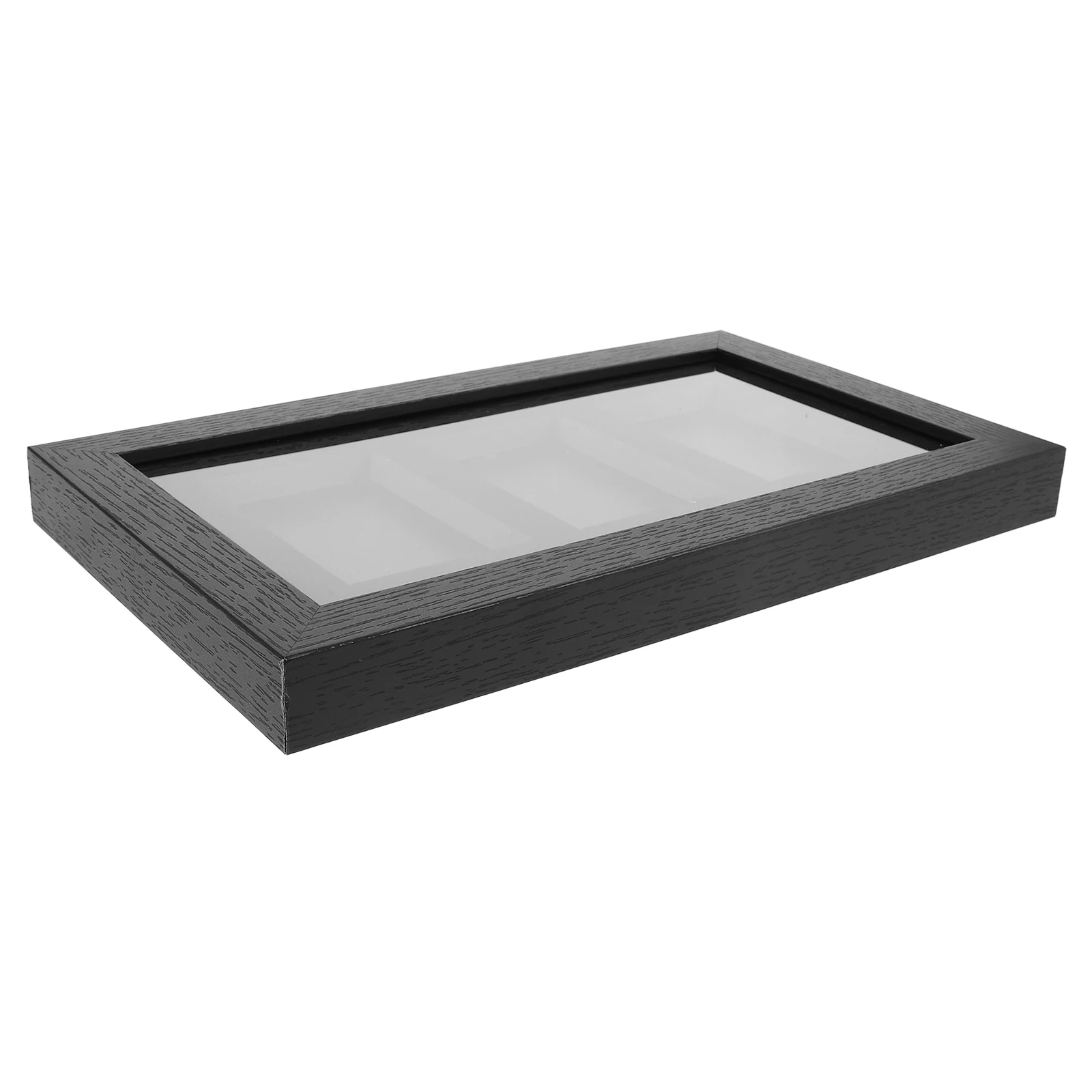 

Display Box Frame Trading Card Holder Wall Mount Exhibit Board ganizer Compact Design Materials Versatile Options
