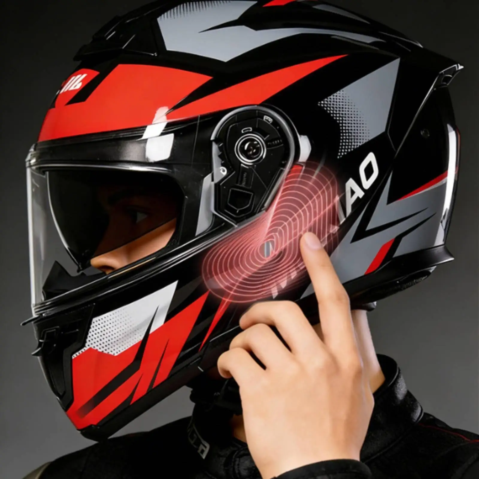 Flip Up Motorcycle Helmet Dual Lens DOT Approved Modular Design Lightweight ABS EPS Shell for Adult Scooter Motorbike