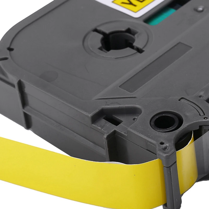 18PCS 12Mm Tze131 Tze231 Tze431 Tze531 Tze631 Tze731 Lableing Tapes For Brother P-Press PT-D210 PT-H110 PT-D600 Printers