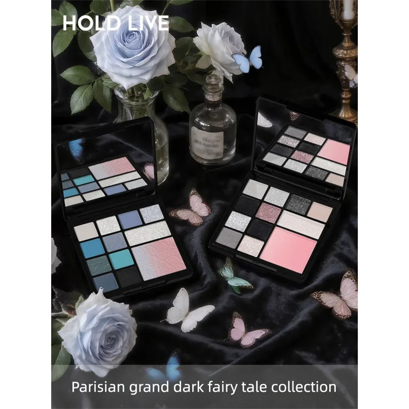 

HOLD LIVE Floral 12-color Paris Garden Large Plate Dark Fairy Tale Eyeshadow Sweet Cool Pink Black