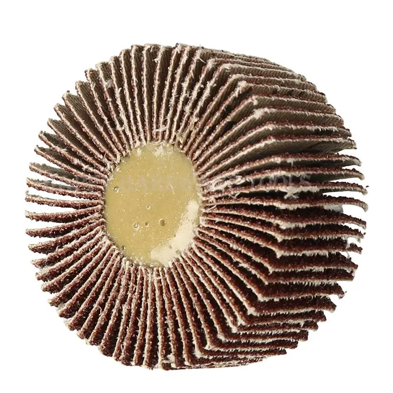 1 قطعة الصنفرة طحن عجلة برفارف أقراص الرملي القرص مجموعة مصراع إطارات لامعة لأداة دريمل الطاقة الدوارة