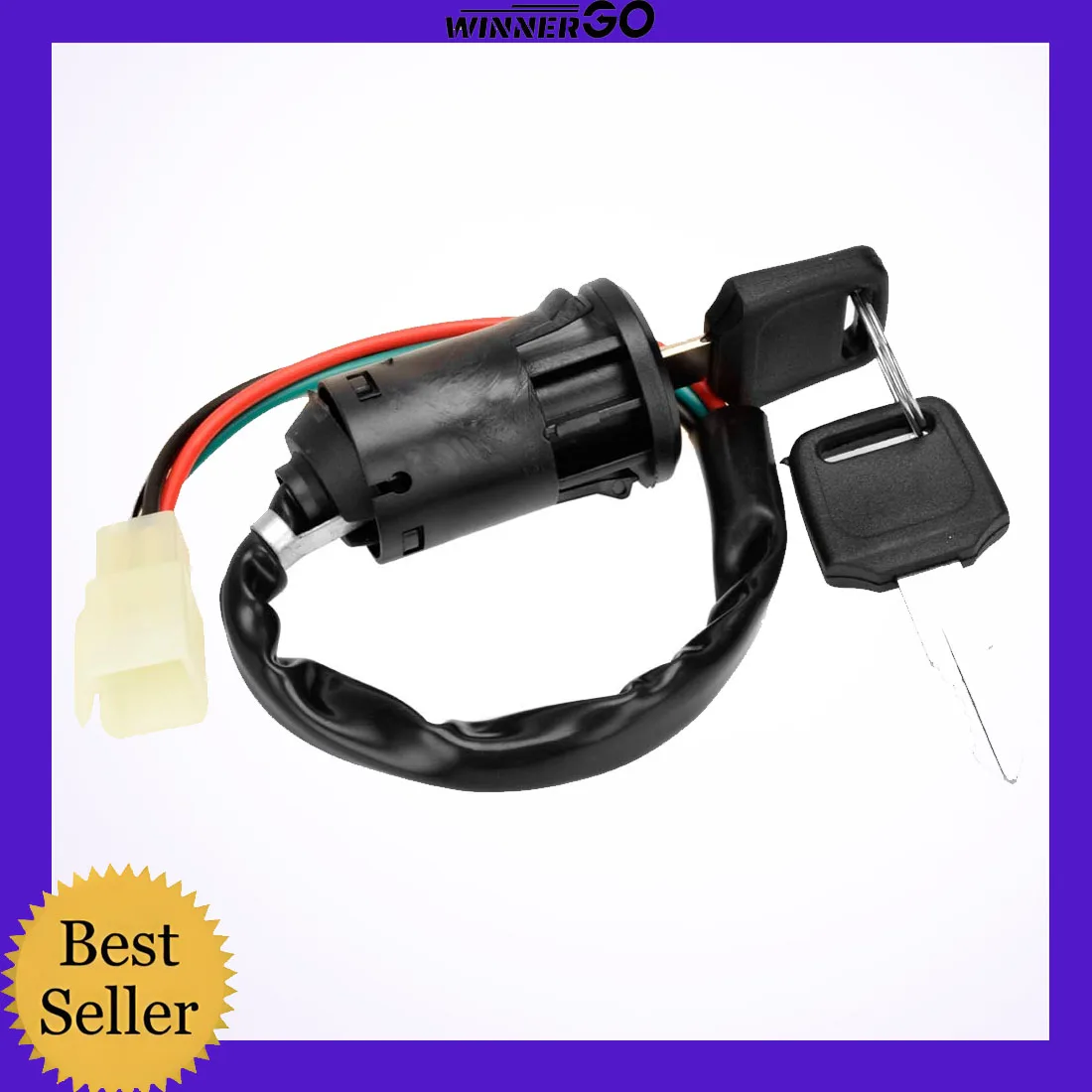 4 Pin Ignition Key Switch 4 Wire For Tao Coolster Sunl Roketa Kazuma Chinese Made 50cc 70cc 90cc 110cc 125cc ATV