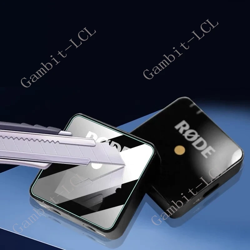 2-3PCS 9H Tempered Glass For Rode Go II Wireless Microphone Protective ON RodeGoII  Screen Protector Cover Film