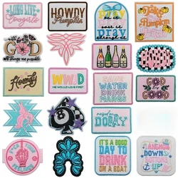 Emblem Clothing Accessories Badge Sticker Embroidered Embroidery Sticker Iron-on Patches