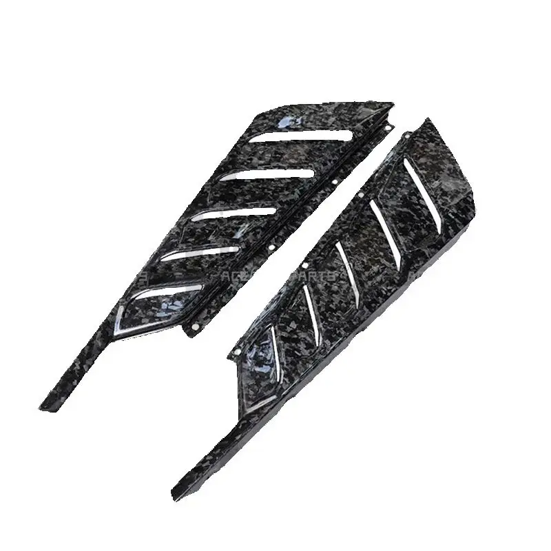

Dry Carbon Fiber Auto Car Parts Rear Hood Bonnet Vent Covers For Lamborghini Hurancan LP610 LP580 EVO Back Engine Air Cover