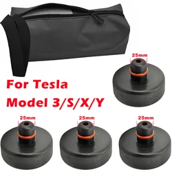 Jack Lift Pad for Tesla Model 3 S X Y Rubber Adapter Tool Chassis Jacking Lifting Point Stand Car Accessories Protect Battery