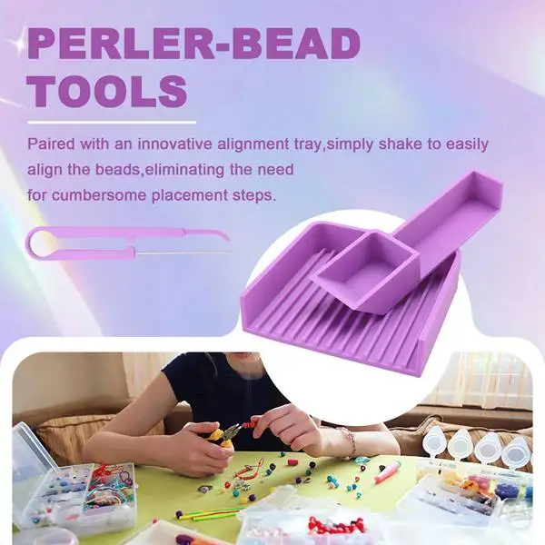 

Набор одиночных игольчатых лотков для предохранителей и выравнивателей, набор бусин для предохранителей (5 мм), инструмент для предохранителей для изготовления ювелирных изделий, браслета