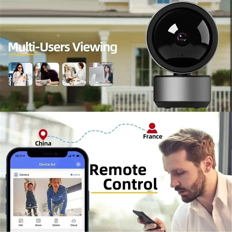BTLIFE-Tuya 5MP IP Camera WIFI Tuya Smart Home HD Night Vision Two Way Audio Auto Tracking Cloud Smart Home Camera, Easy To Use