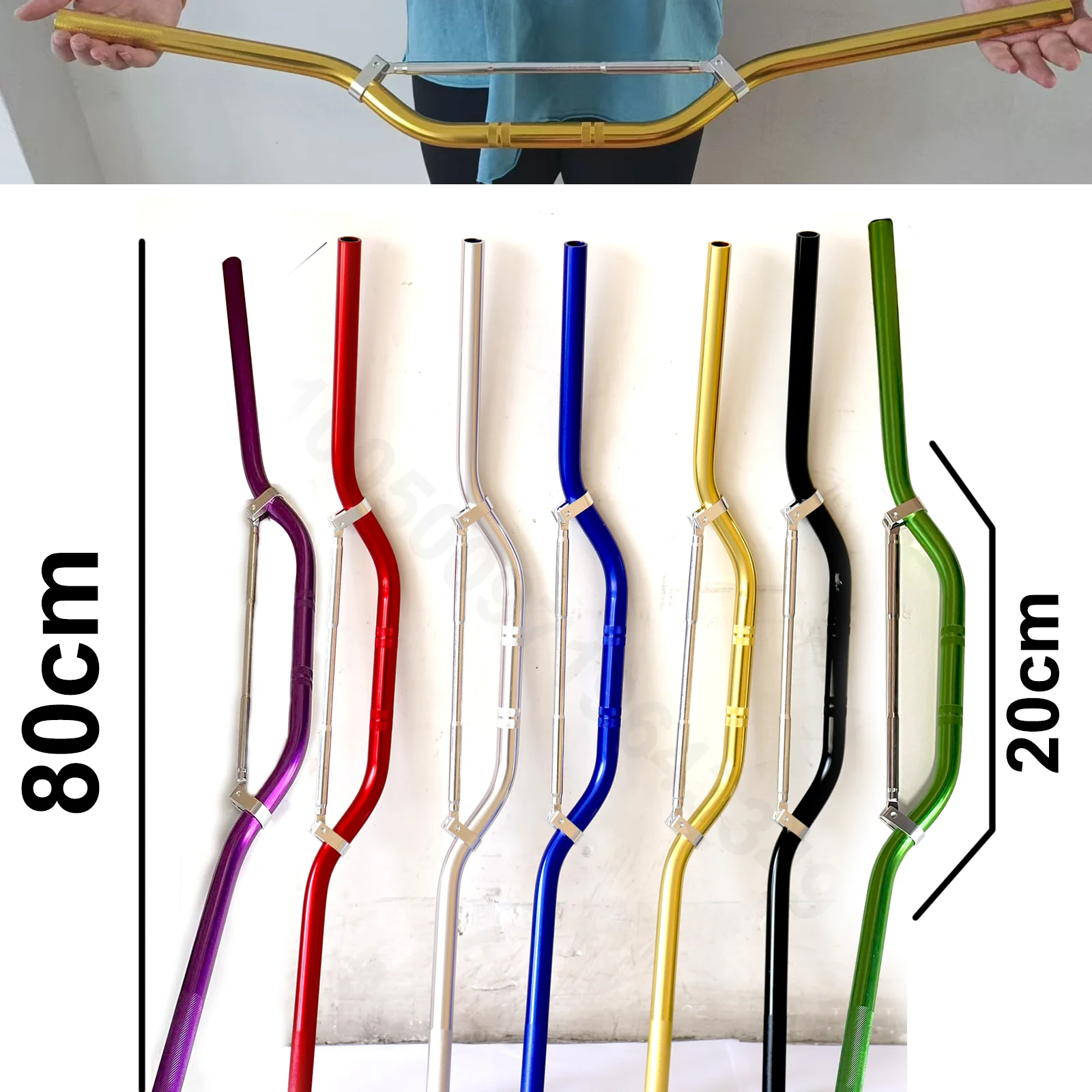 

Off Road Handlebar 22mm Dirt Pit Bike Handlebar 7/8" 80CM Handle Bar Motocross 7 8 Inch Motorcycle Accessories