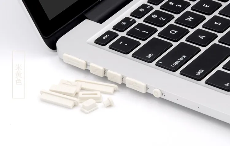 9 Pcs/Lot USB Plug for Macbook Pro 13 CD ROM A1278 Dust Plug Silicon Waterproof Dust-proof For Macbook Pro 13 USB Plug X 2 Bag