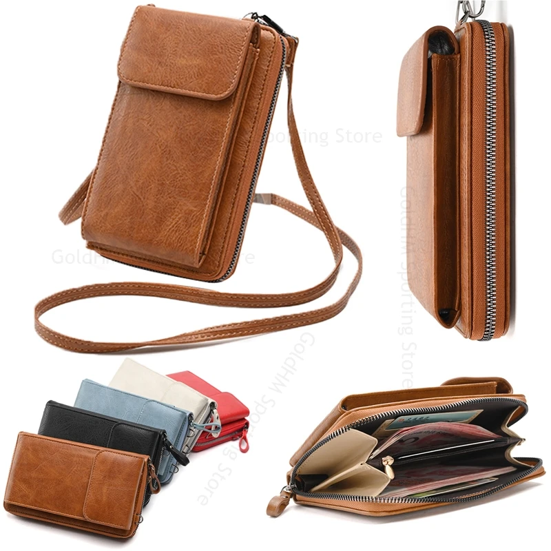 

For iPhone 17 16 15 Pro Max Holster Flip Wallet Bag Phone Leather Case For Apple 16E 15 14 13 17 Pro Max Belt Waist Phone Pouch