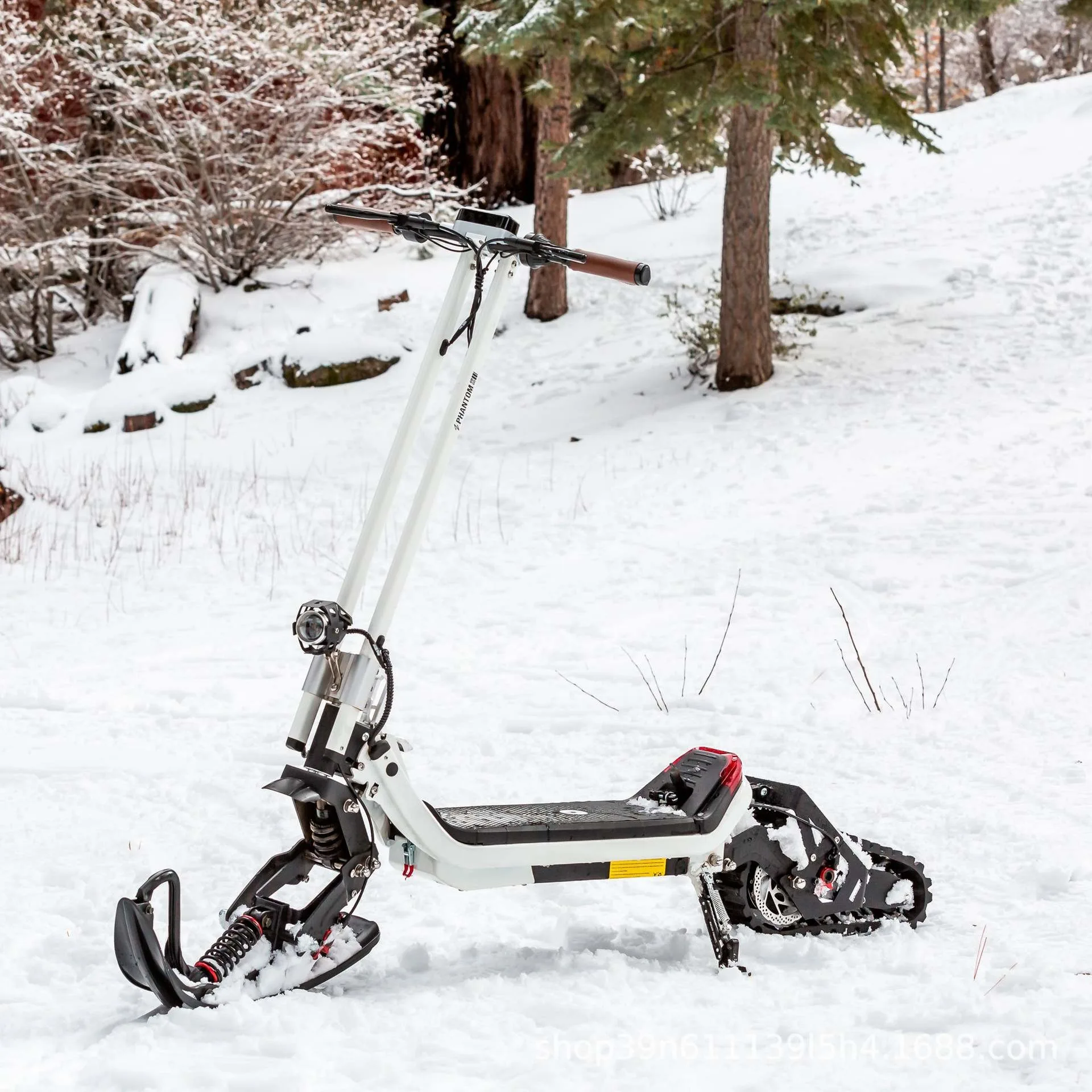 สโนว์บอร์ดสกู๊ตเตอร์ความเร็วสูง 3-in-1 E-scooter All Terrain Snow EScooter/ Off Road Electric Scooter/ติดตาม EScooter