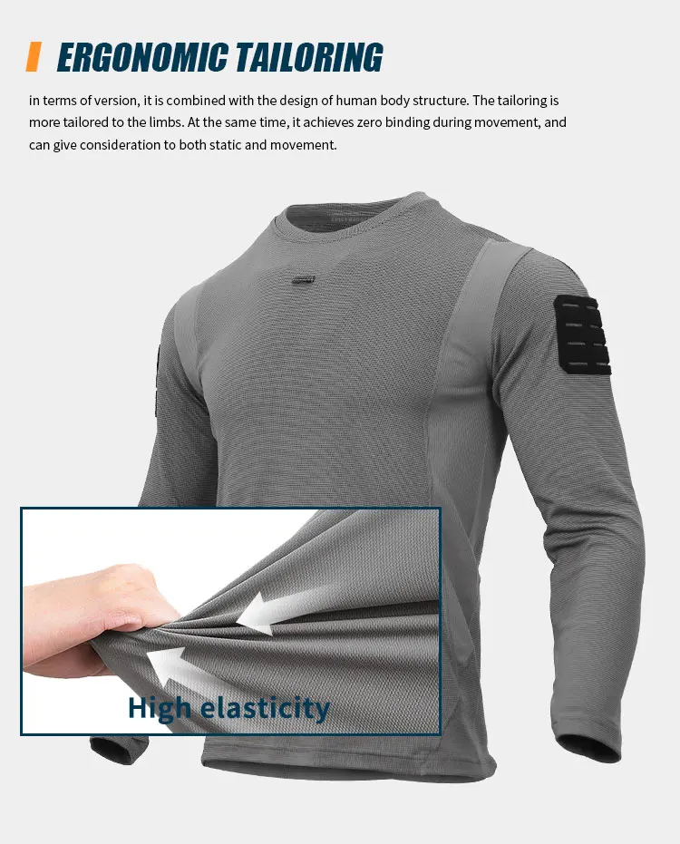 EMERSONGEAR Blue Label UMP Frogmen T-Shirt Herren Bodybuilding Fitness Sport Shirt Laufen Schießen Sportbekleidung T-Shirt – Detail 6