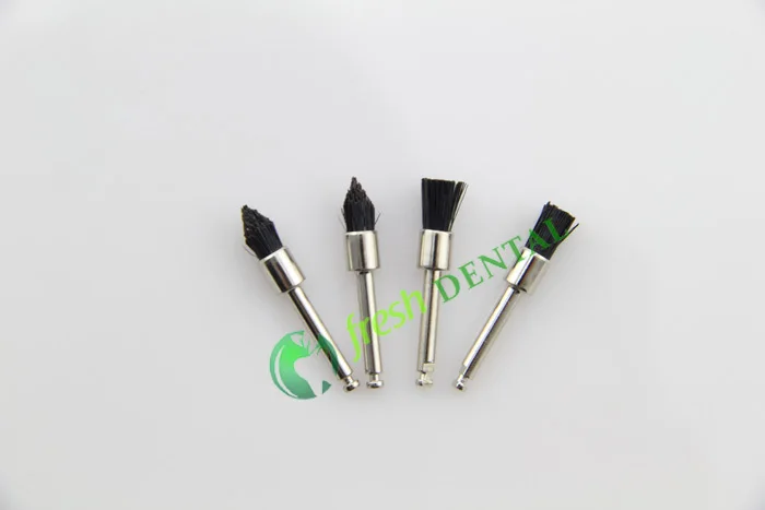 1000PCS Prophy Brush Dental Polishing Latch Style Tapered Black Bristle Filament Prophylaxis Brush for Dentists PB360 view 5