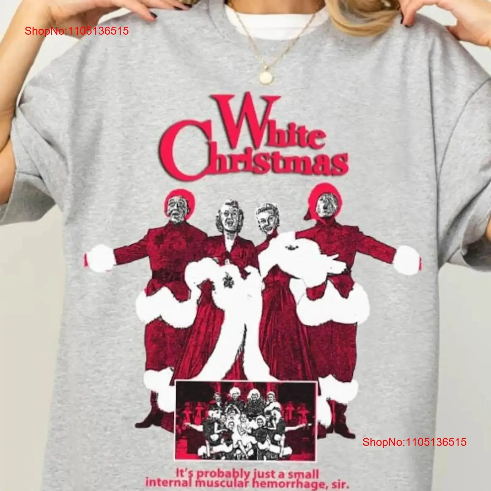 

Белая рождественская футболка с фильмом, рождественская винтажная стильная дышащая футболка унисекс, универсальная повседневная модная слегка