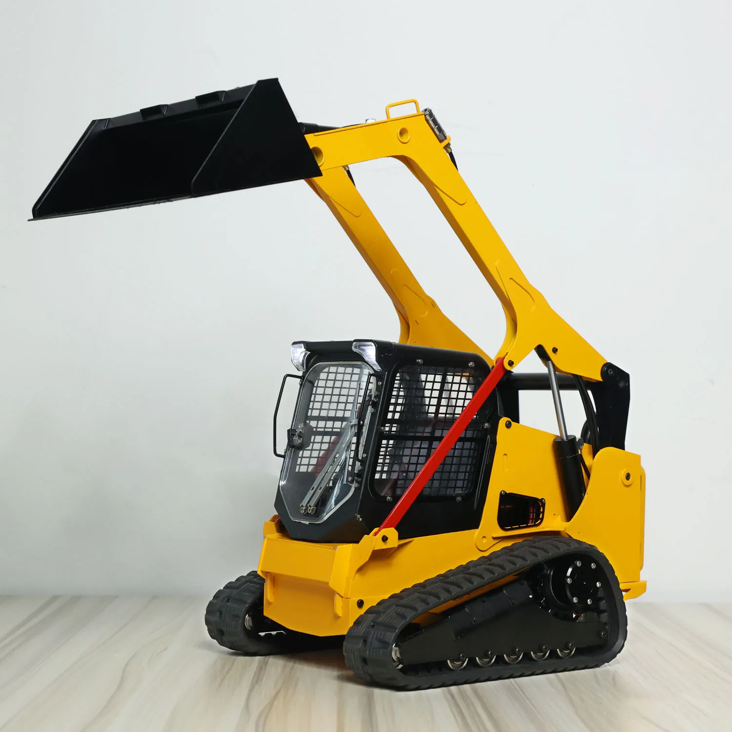 SALE 1/14 RC Hydraulic Loader SM770 RTR Metal Machine Tracked Skid-Steer Remote Control Car Model Construction Vehicles RC Toys