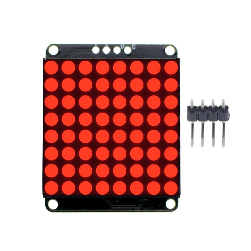 8x8 HT16K33 Dot Led Matrix Module I2C Interface Microcontroller Module 5V MCU LED Display Control Module Compatible for Arduino